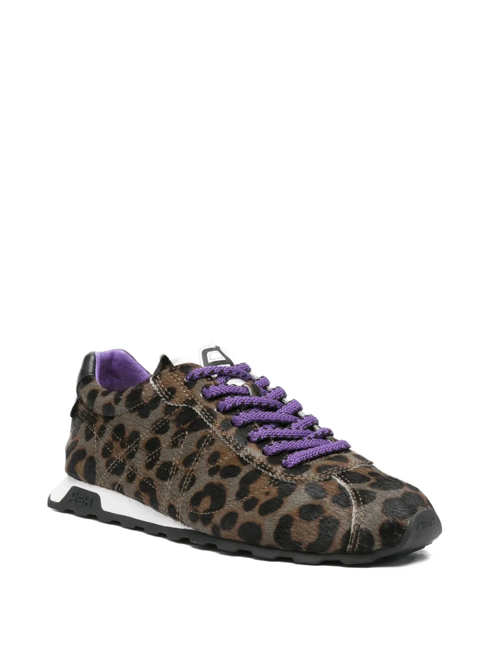 Ash Kill Bill leopard calf-leather sneakers Brown