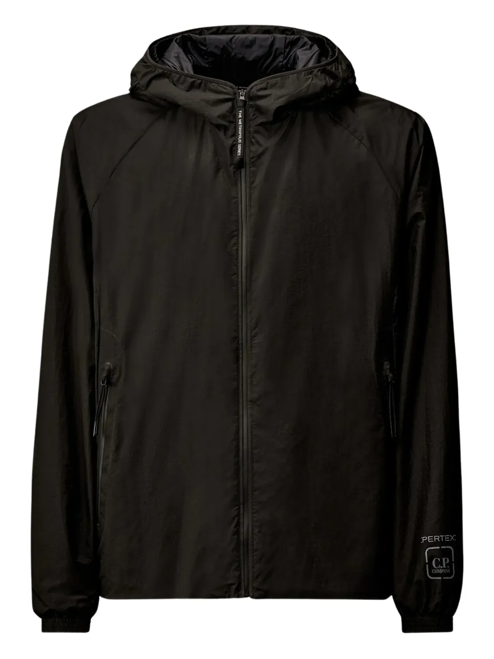 C.P. Company Giacca D.D. Piumino Shell con cappuccio - Nero