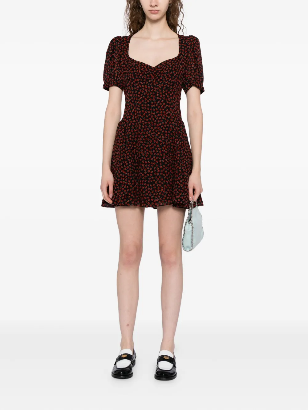 Reformation REBECCA jurk - Zwart