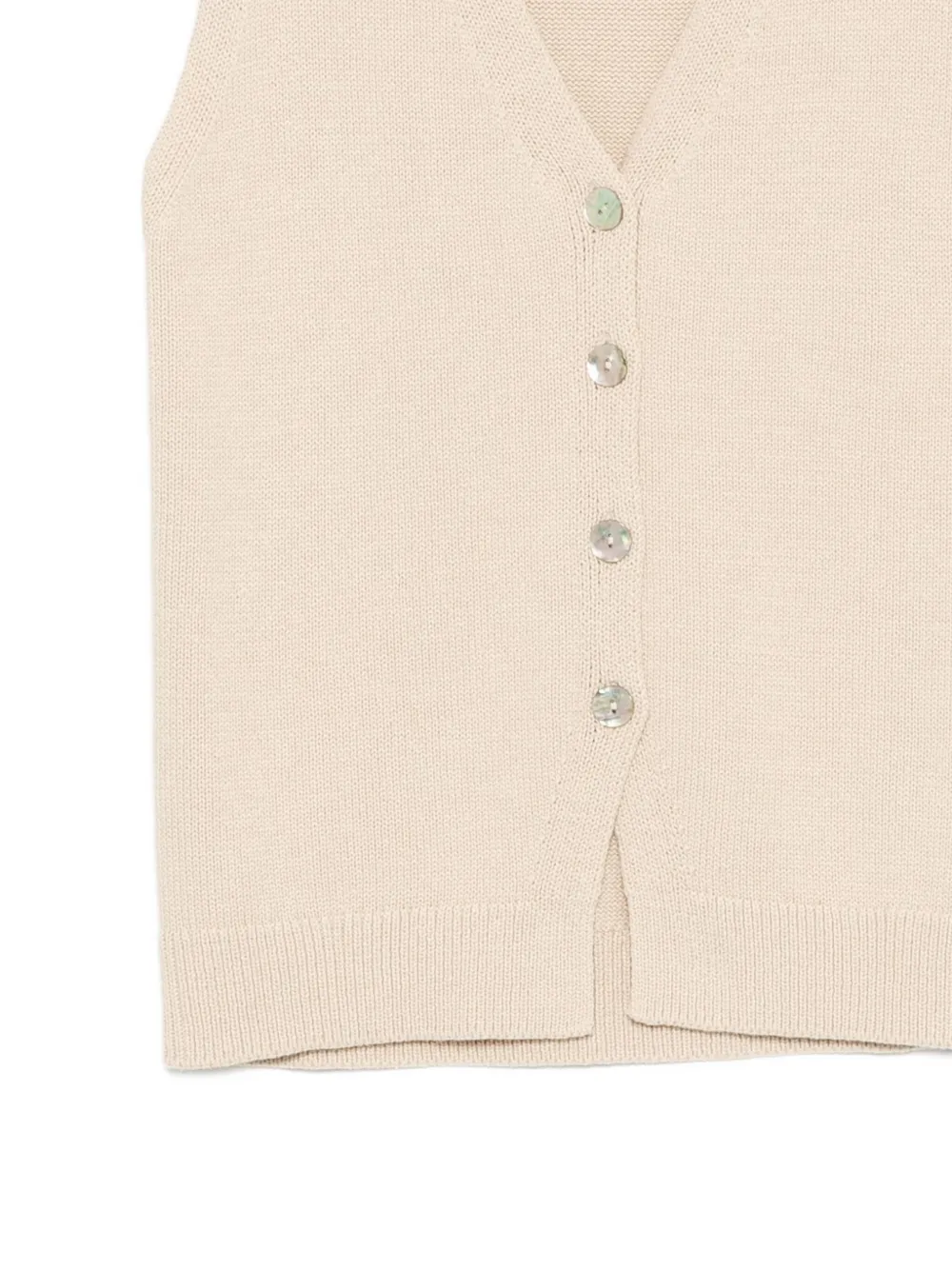 Reformation Linden Vest In Neutral