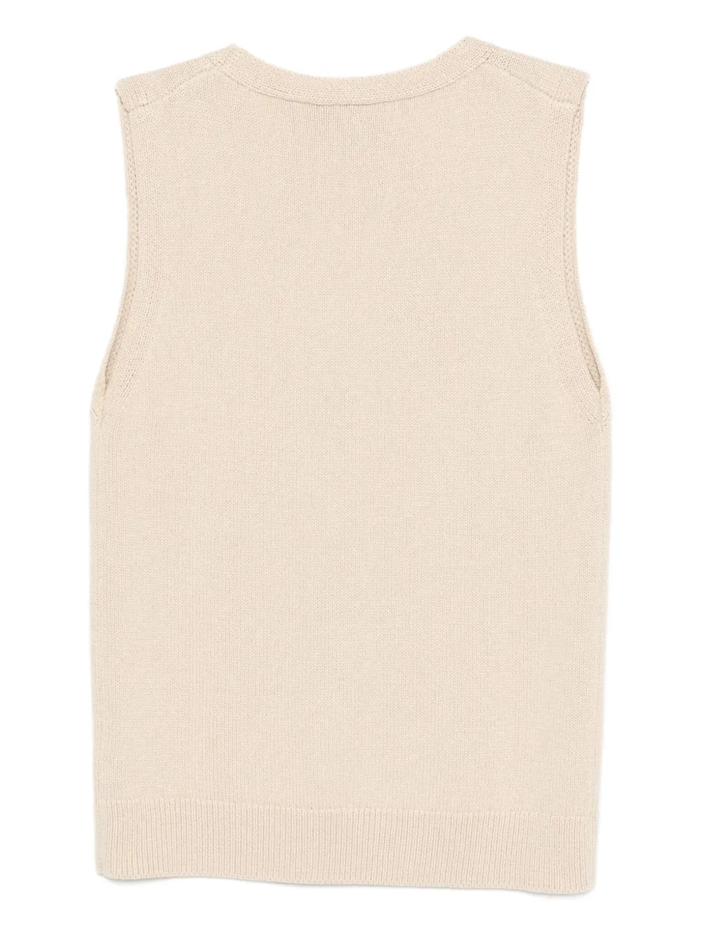 Reformation Linden Vest In Neutral