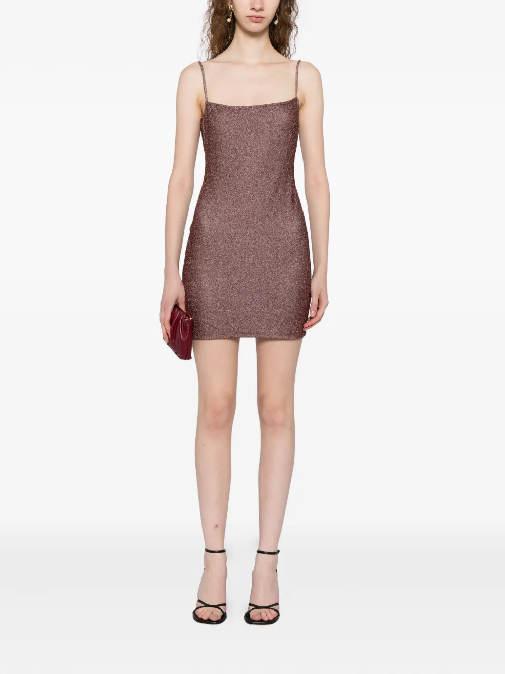 Reformation Kitty gebreide jurk - Bruin
