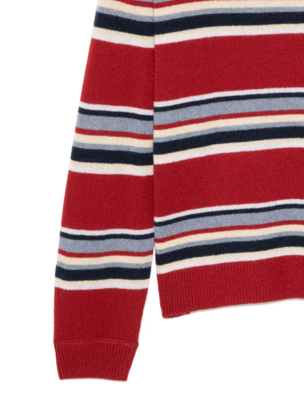 Reformation Cashmere Boyfriend Jumper In Multi