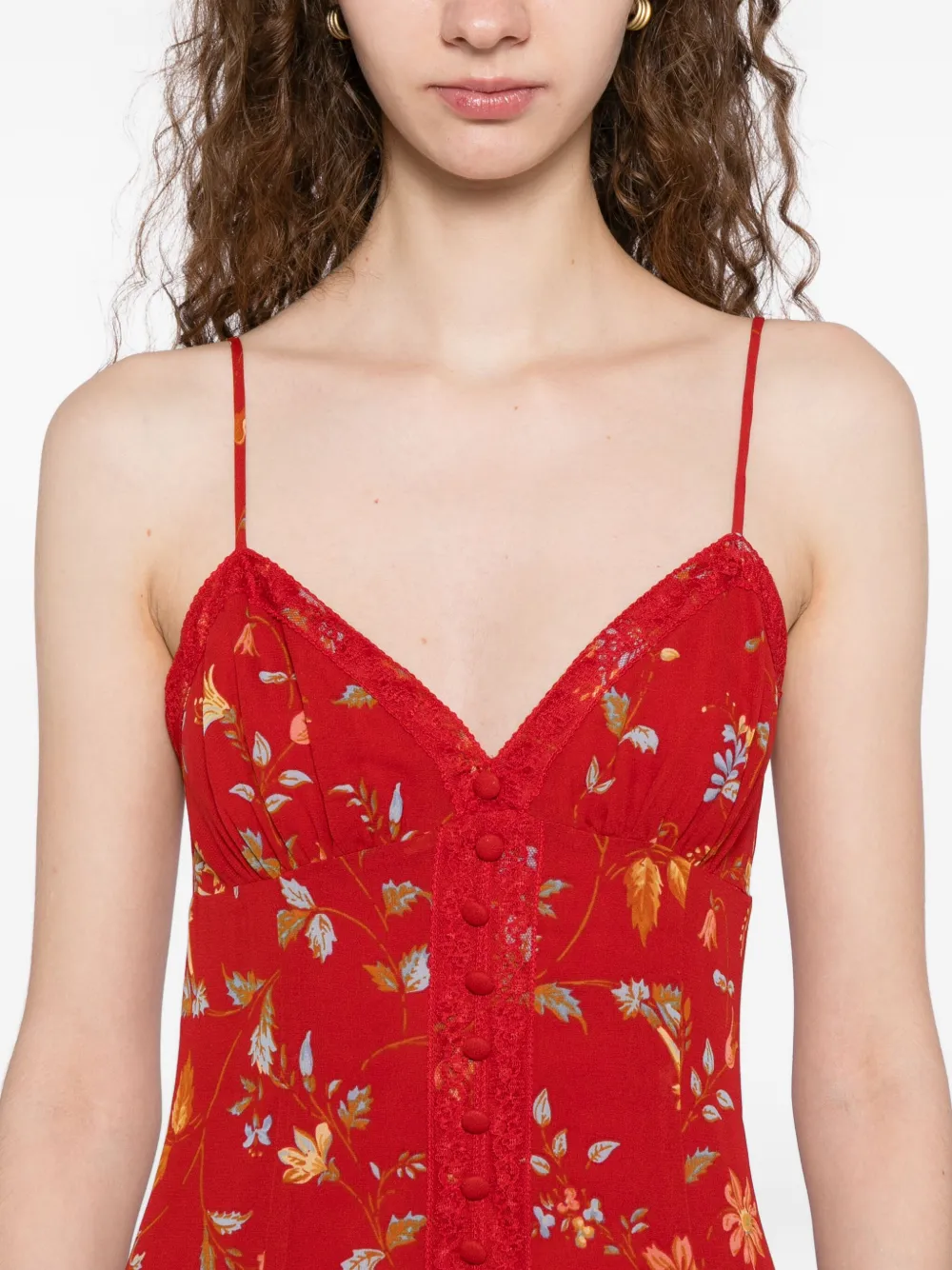 Reformation CITRUS jurk Rood