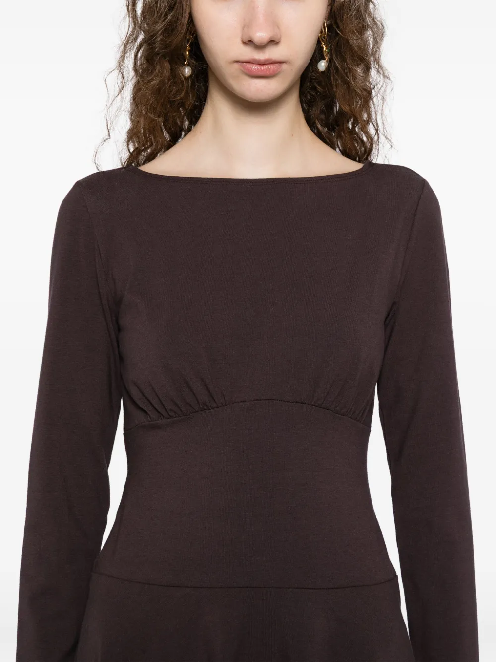 Reformation Melissa jurk Bruin