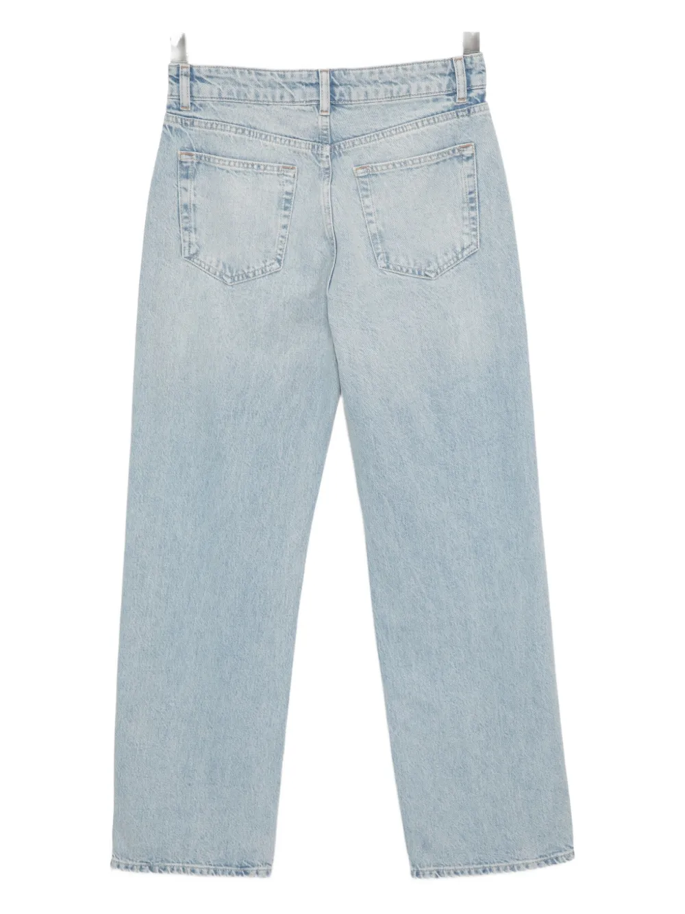 Reformation Charlee Low Rise Straight Leg Jeans In Blue