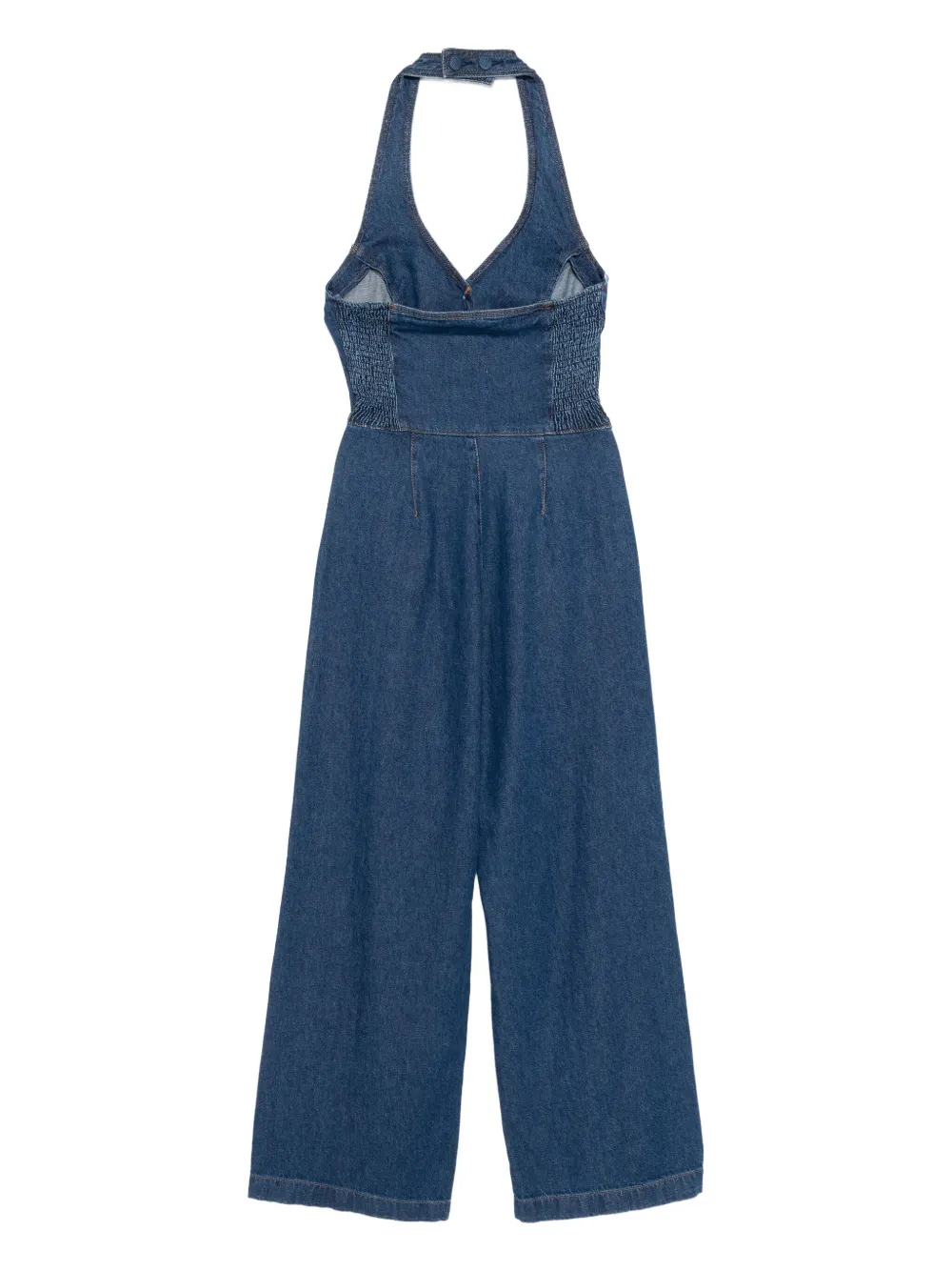 Reformation Lorenza denim jumpsuit - Blauw