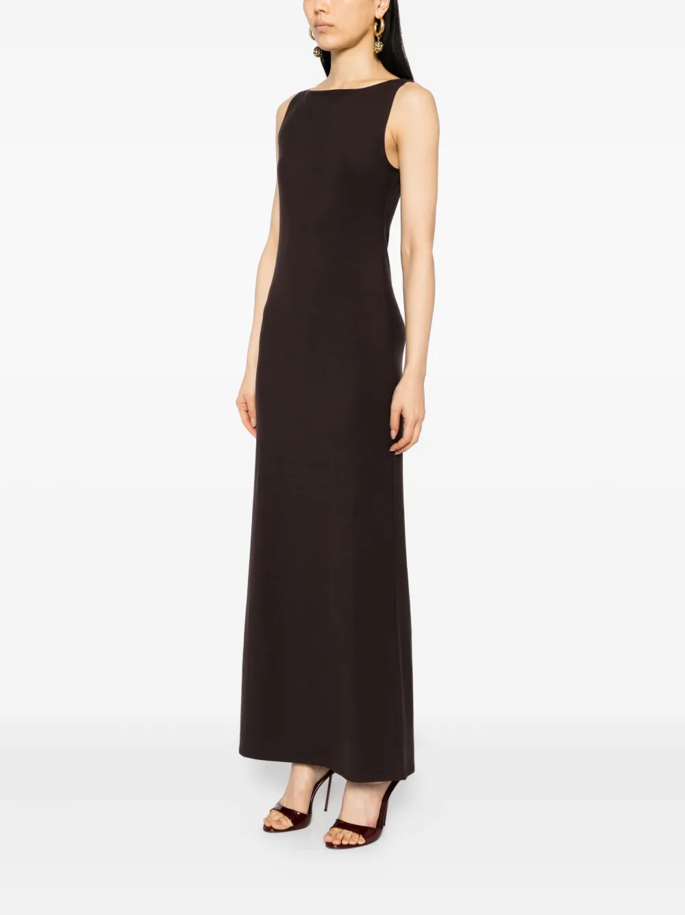 Reformation Raine jurk Bruin