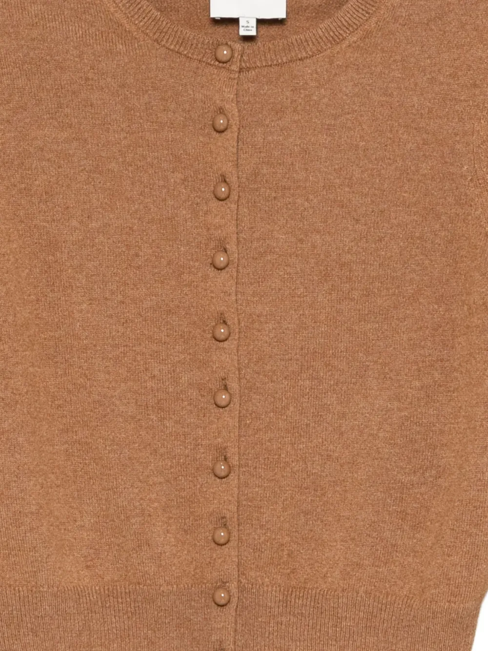 Reformation Caspia Cardigan In Brown