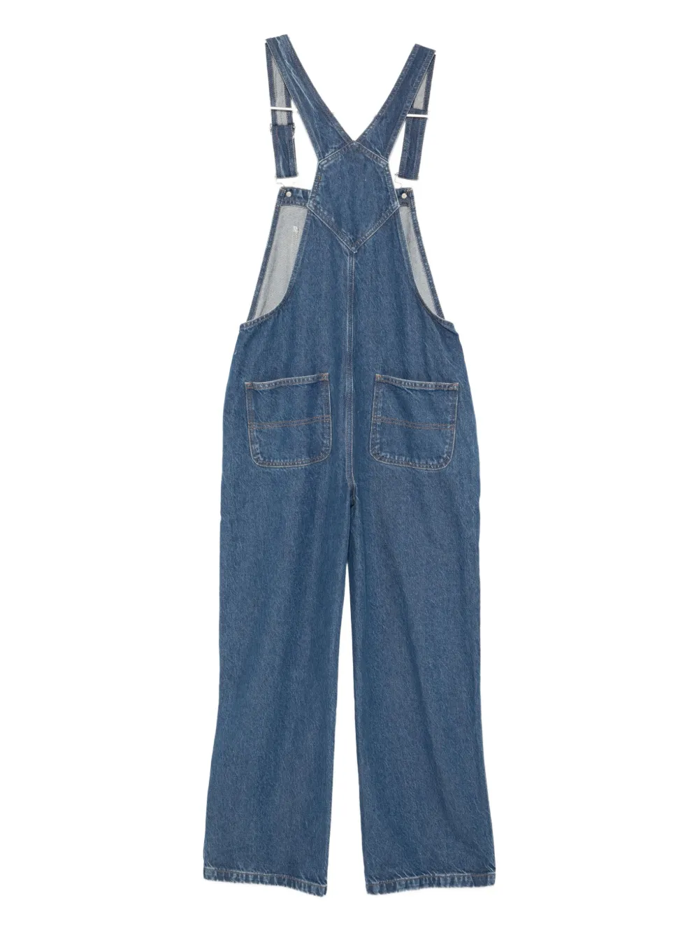 Reformation Arlo denim jumpsuit - Blauw