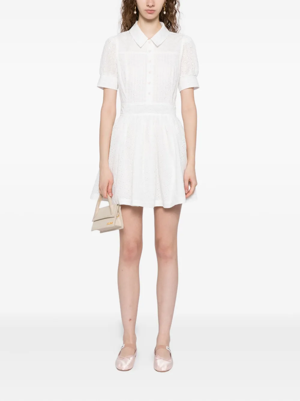 Reformation Loonette jurk - Wit