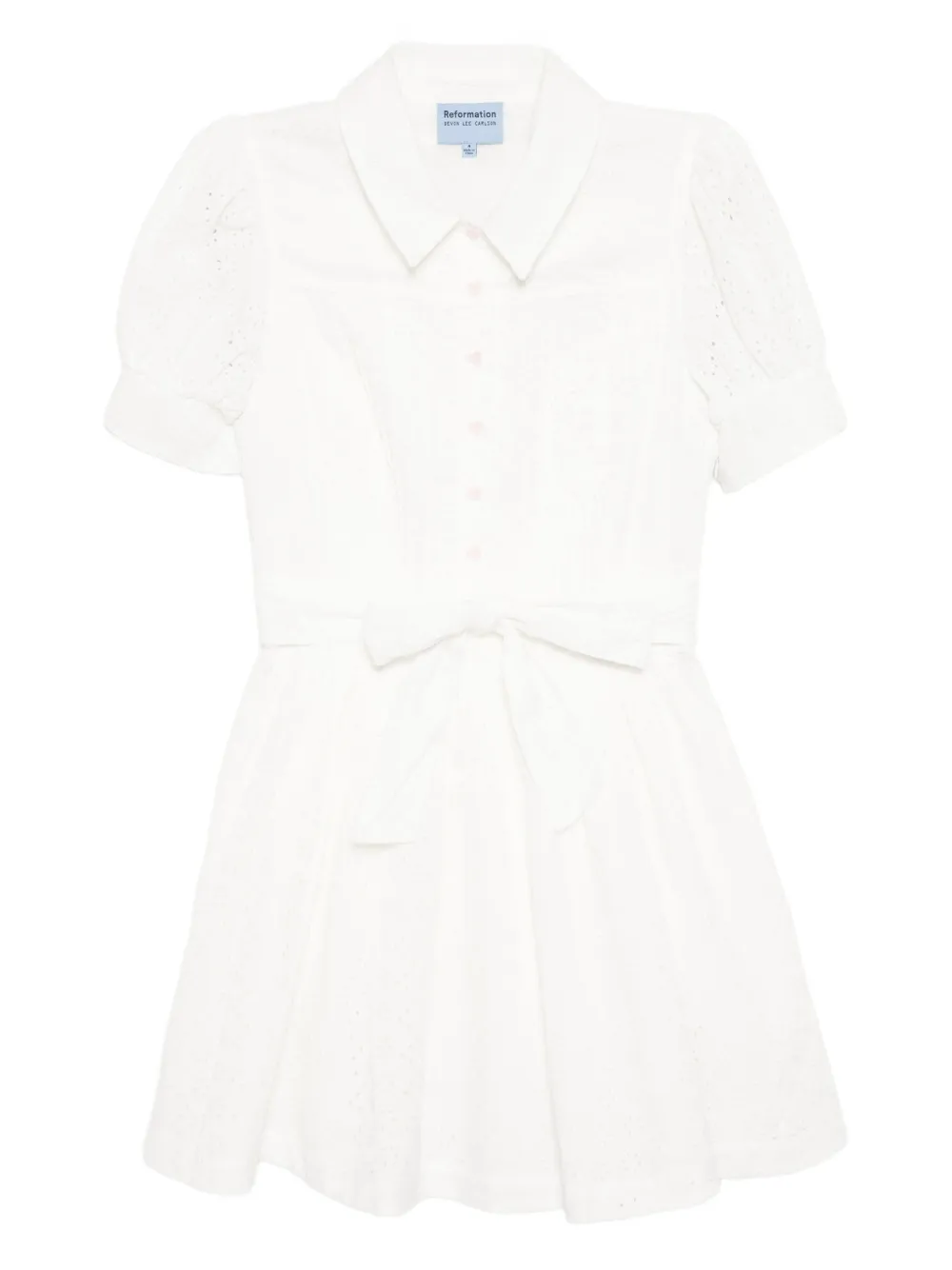 Reformation Abito Loonette - Bianco