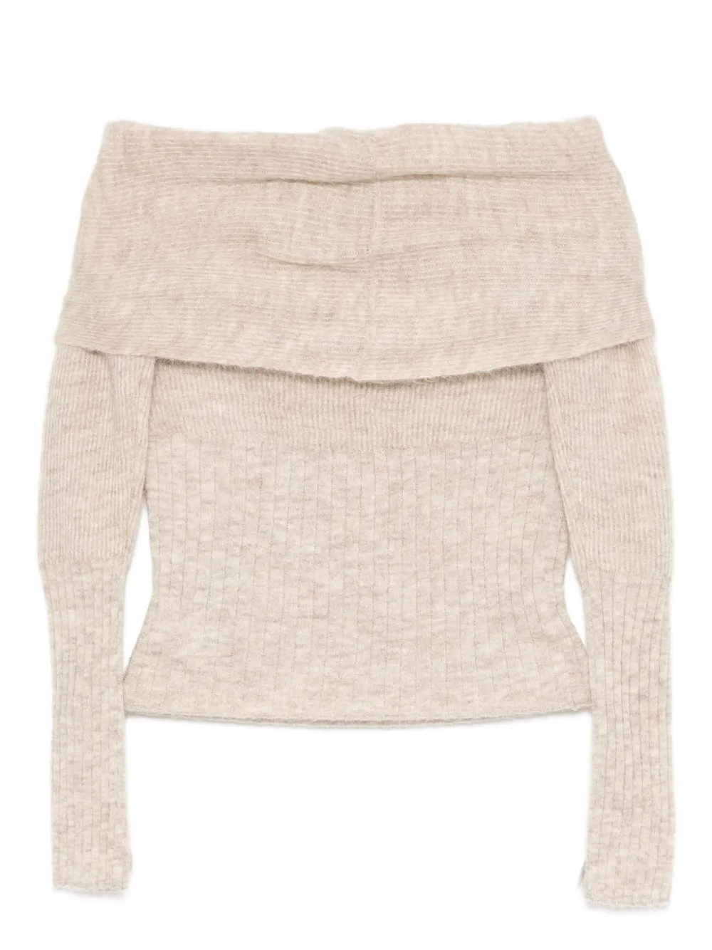 Reformation Florie Twist Sweater In Neutral