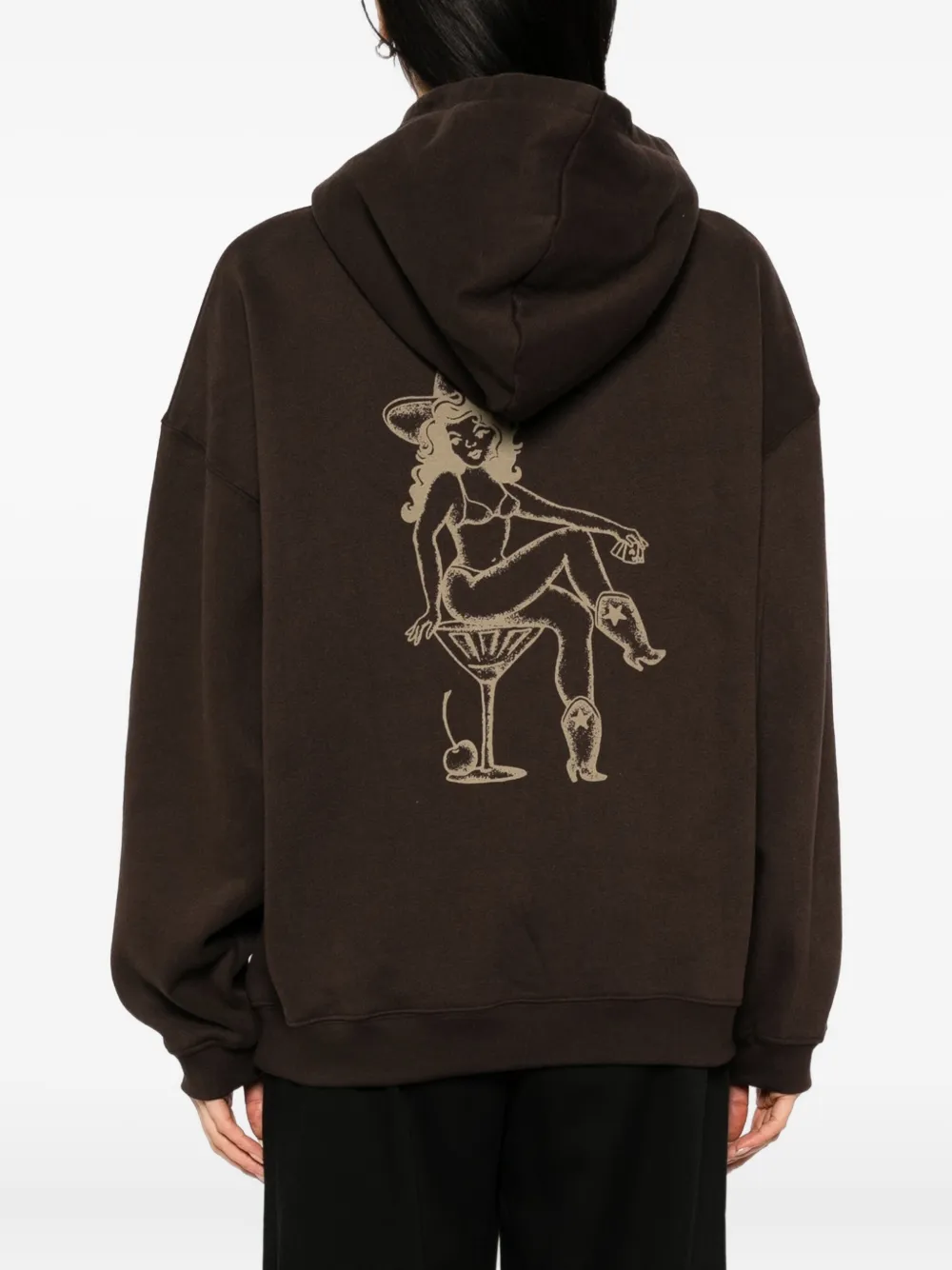 Reformation Tessa hoodie Bruin
