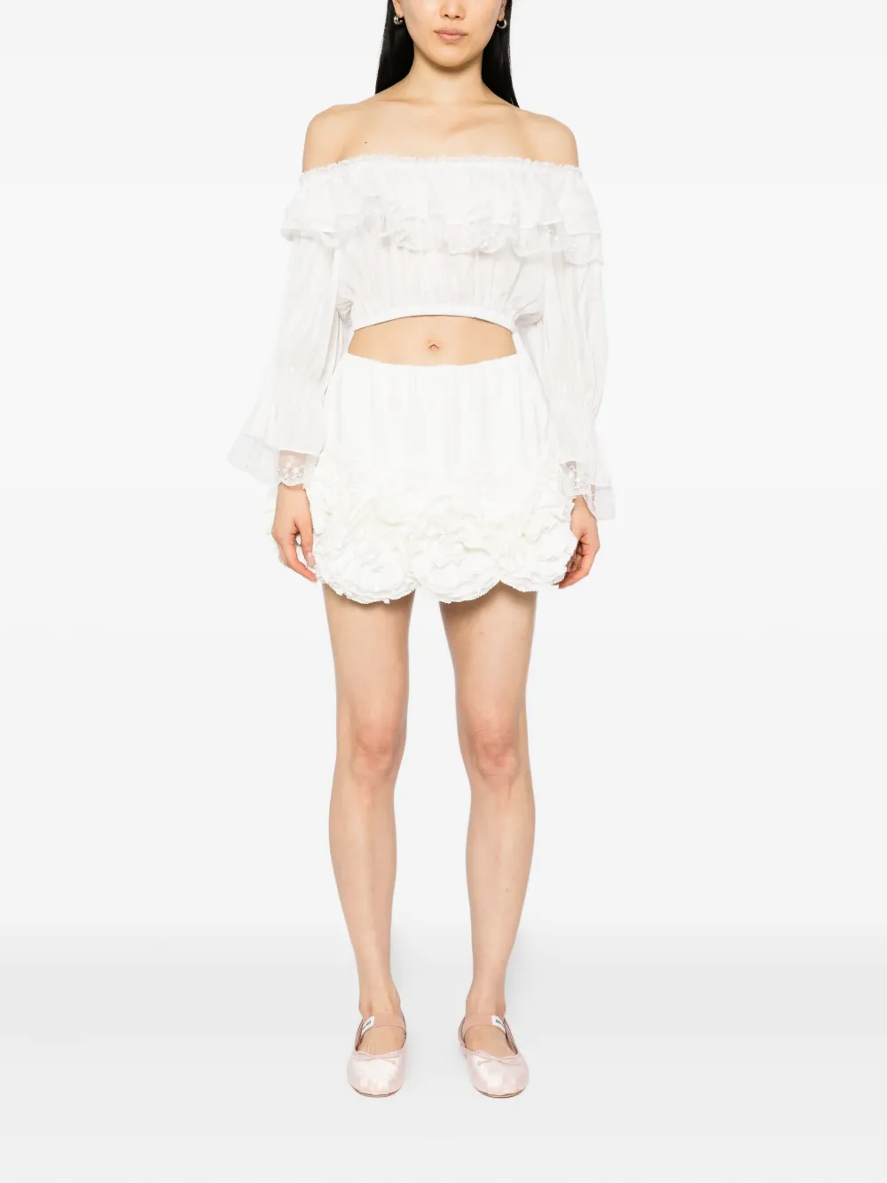 Reformation Elise top - Wit