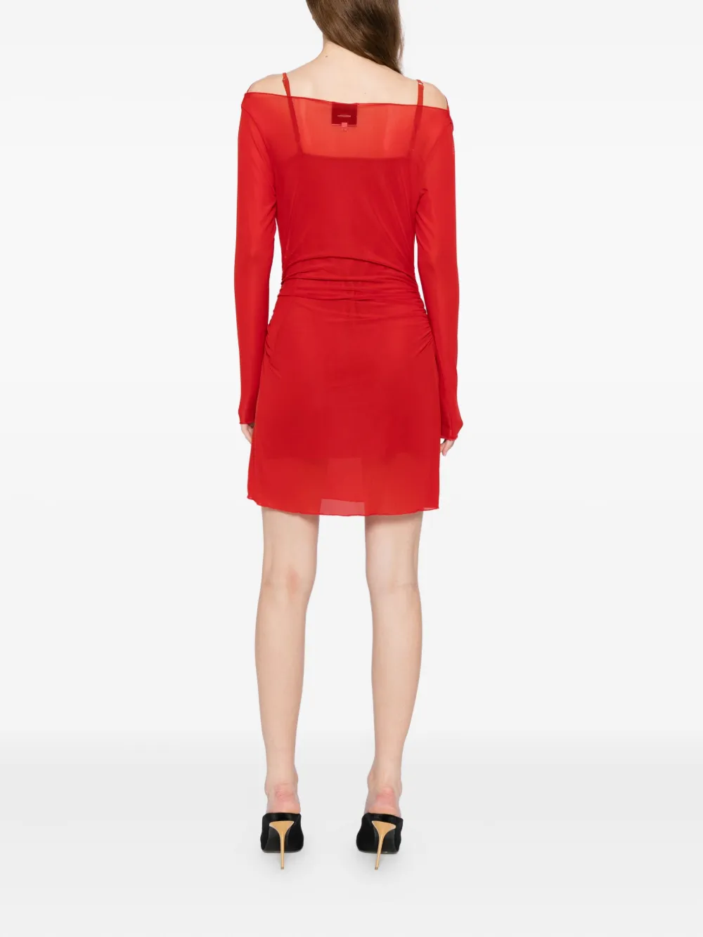 Reformation Reese gebreide jurk Rood