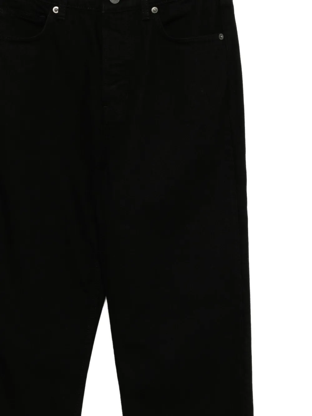 Reformation Cynthia Straight-leg Jeans In Black