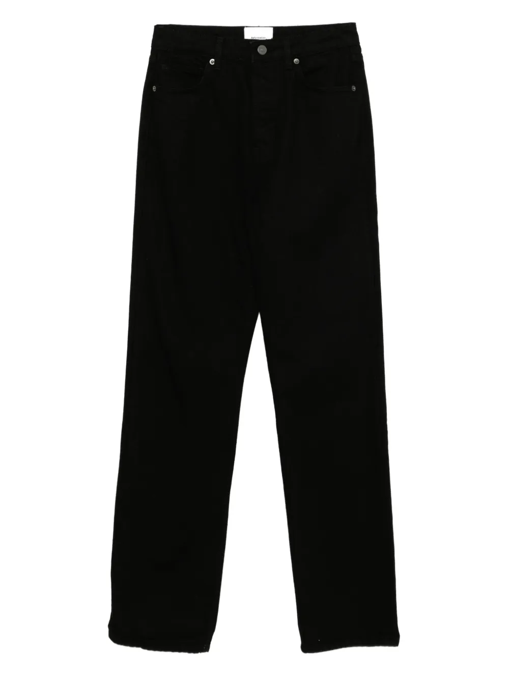 Reformation Cynthia Straight-leg Jeans In Black
