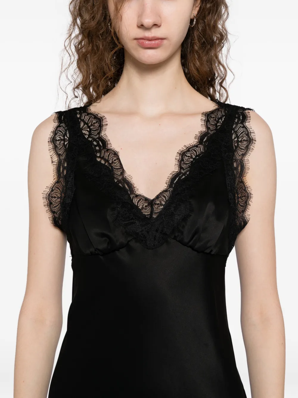 Reformation CECILY jurk Zwart