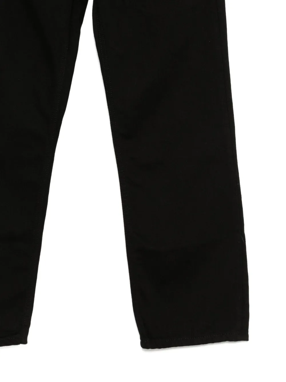 Reformation Straight high-waist cropped jeans Zwart