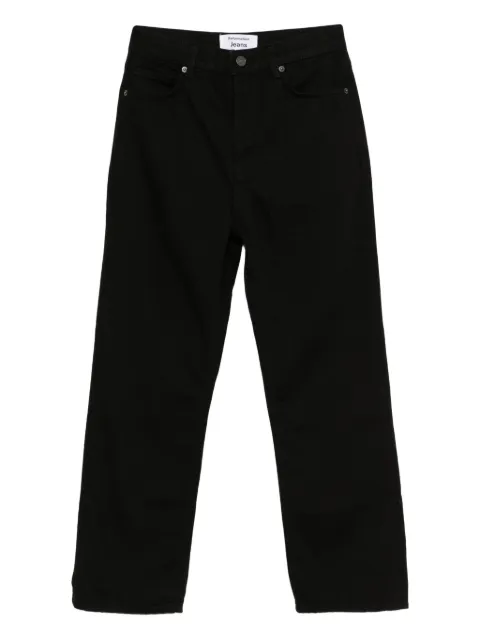 Reformation jeans capri con tiro alto