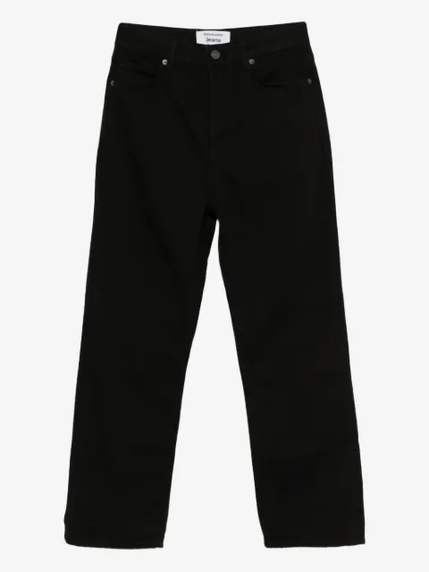 Reformation high-rise straight cropped jeans
