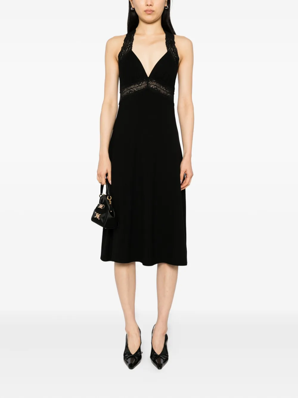 Reformation London jurk - Zwart