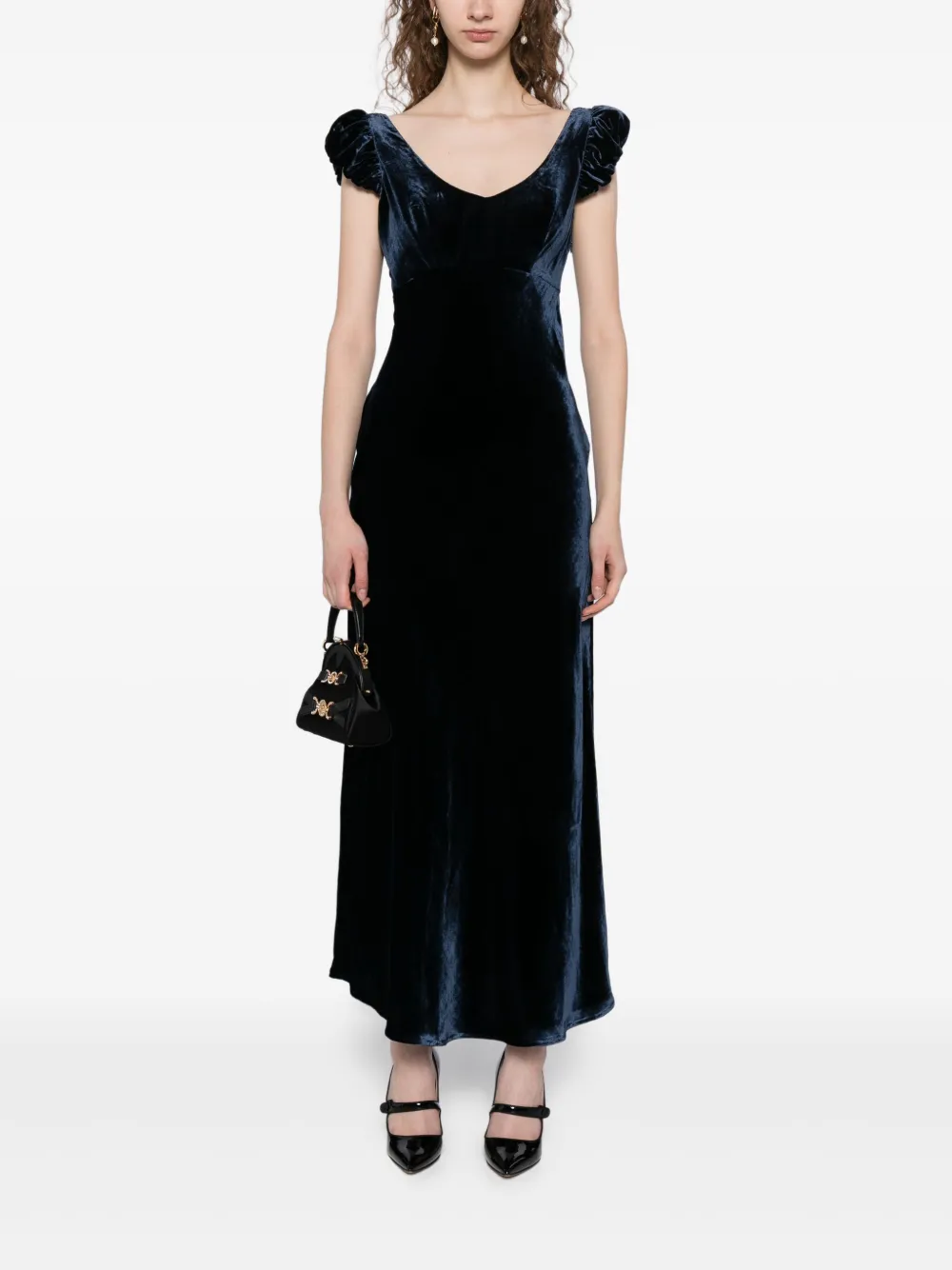 Reformation Rhia jurk - Blauw