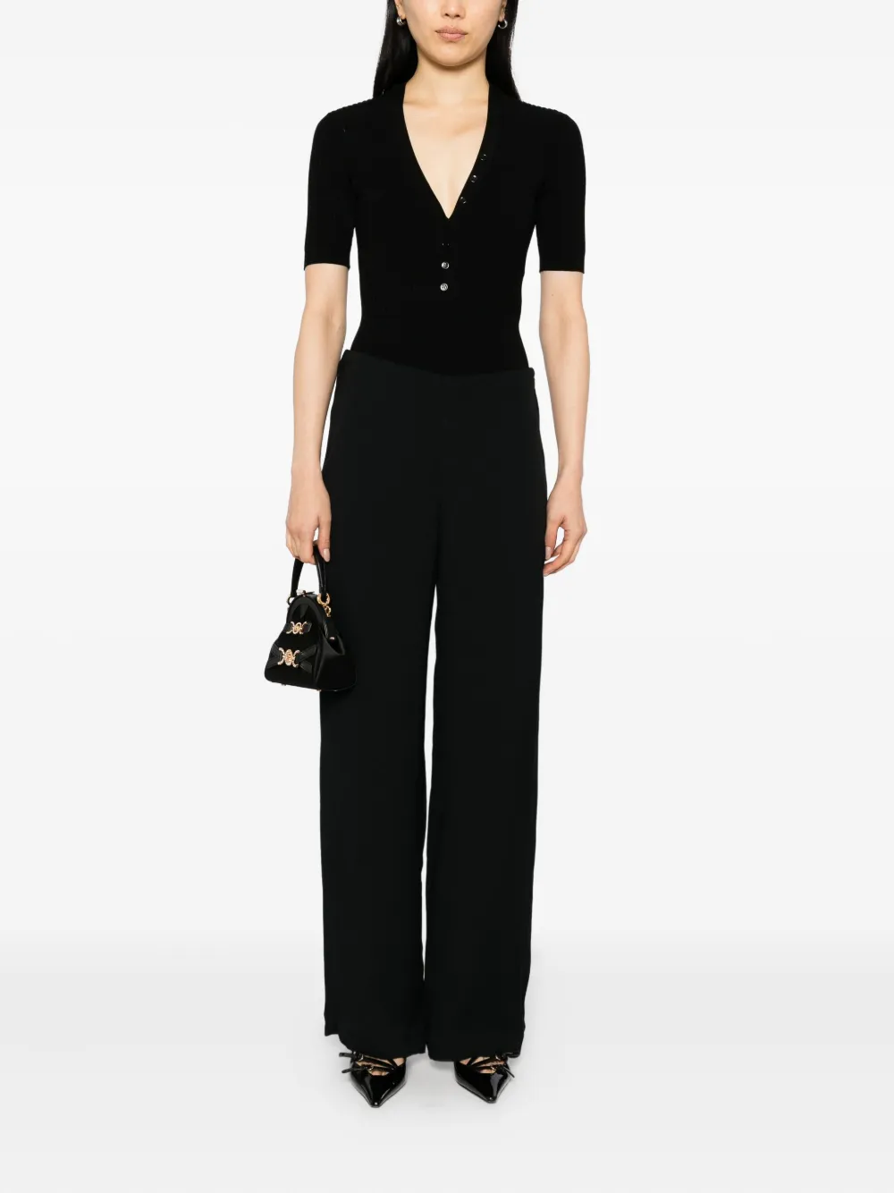 Reformation Hallie broek - Zwart