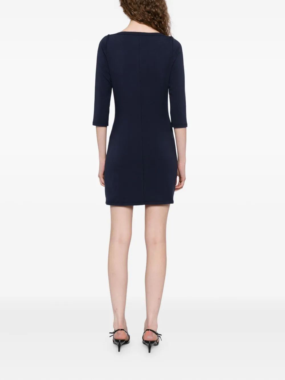 Reformation Robe En Maille Rocky In Blue