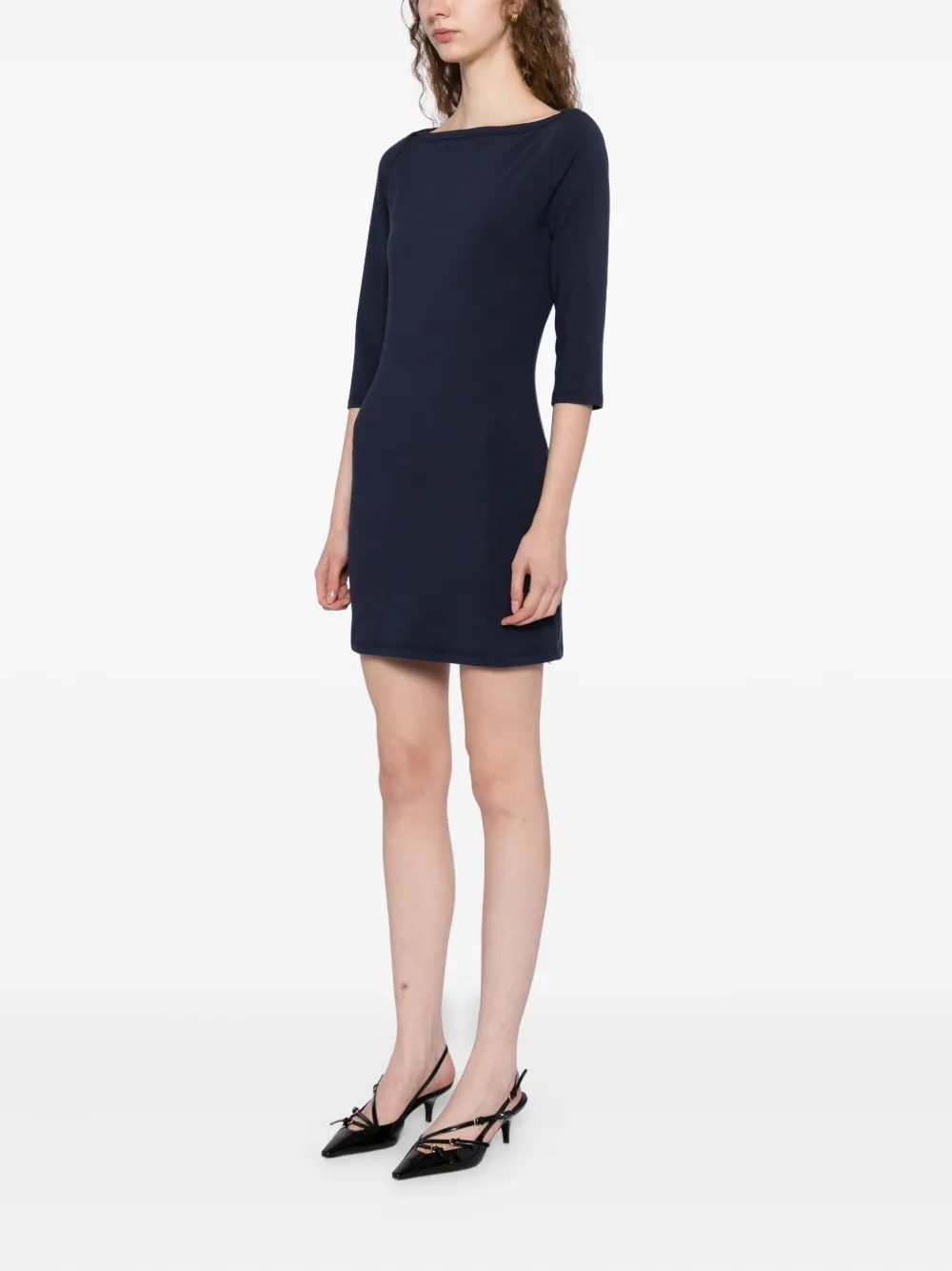 Reformation Robe En Maille Rocky In Blue