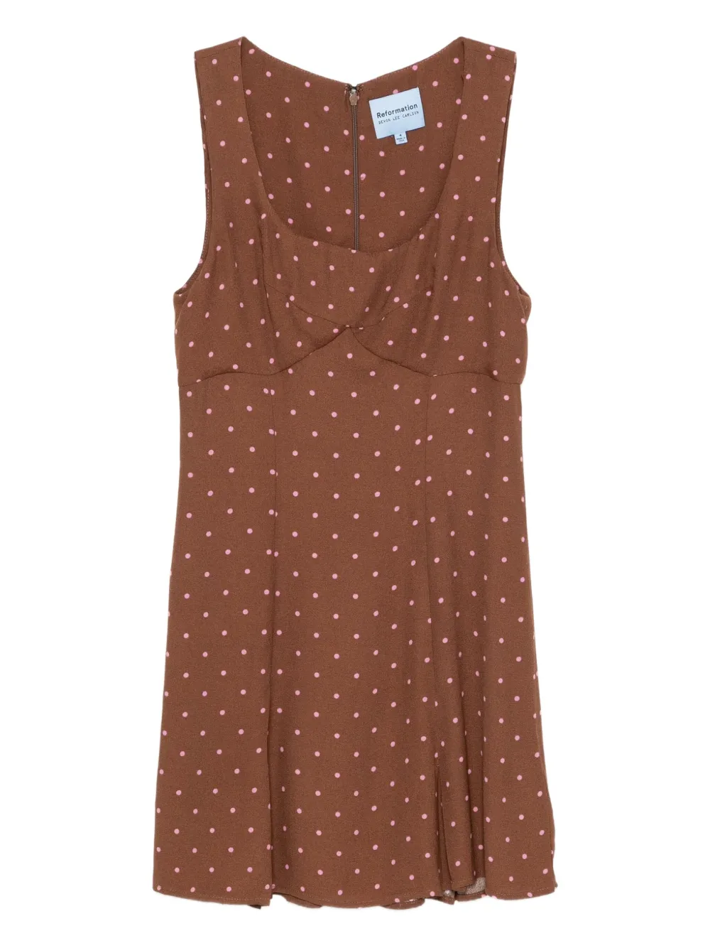 Reformation Cher Dress In Brown