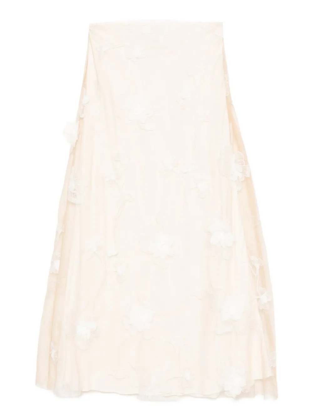 Reformation Gabriella Skirt In Neutral