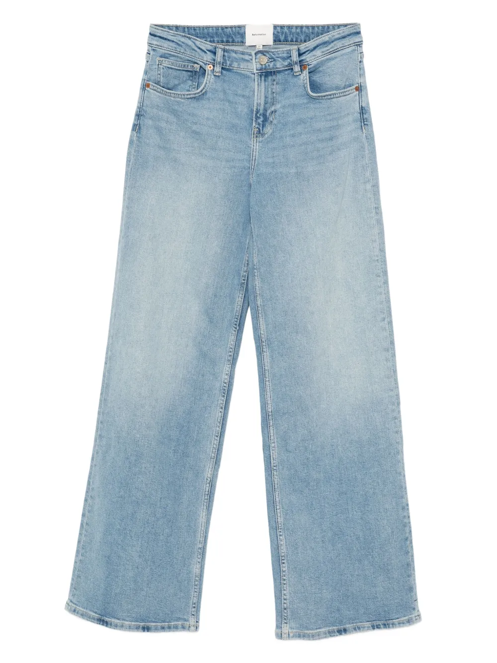 Reformation Greta Jeans In Blue