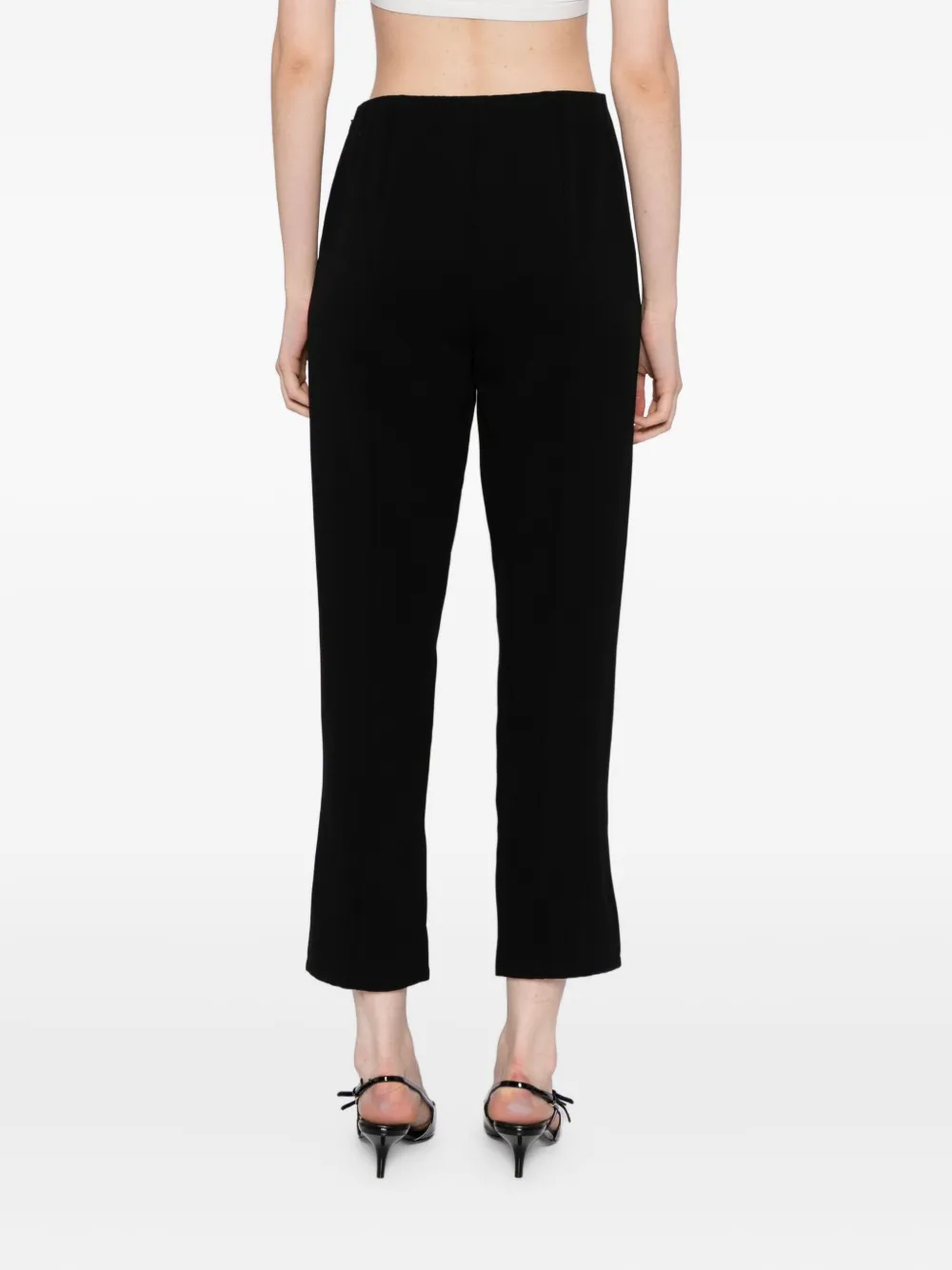 Reformation Pierre Mid Rise Pants In Black