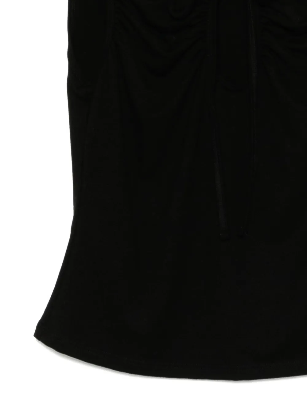 Reformation Bella Vest In Black