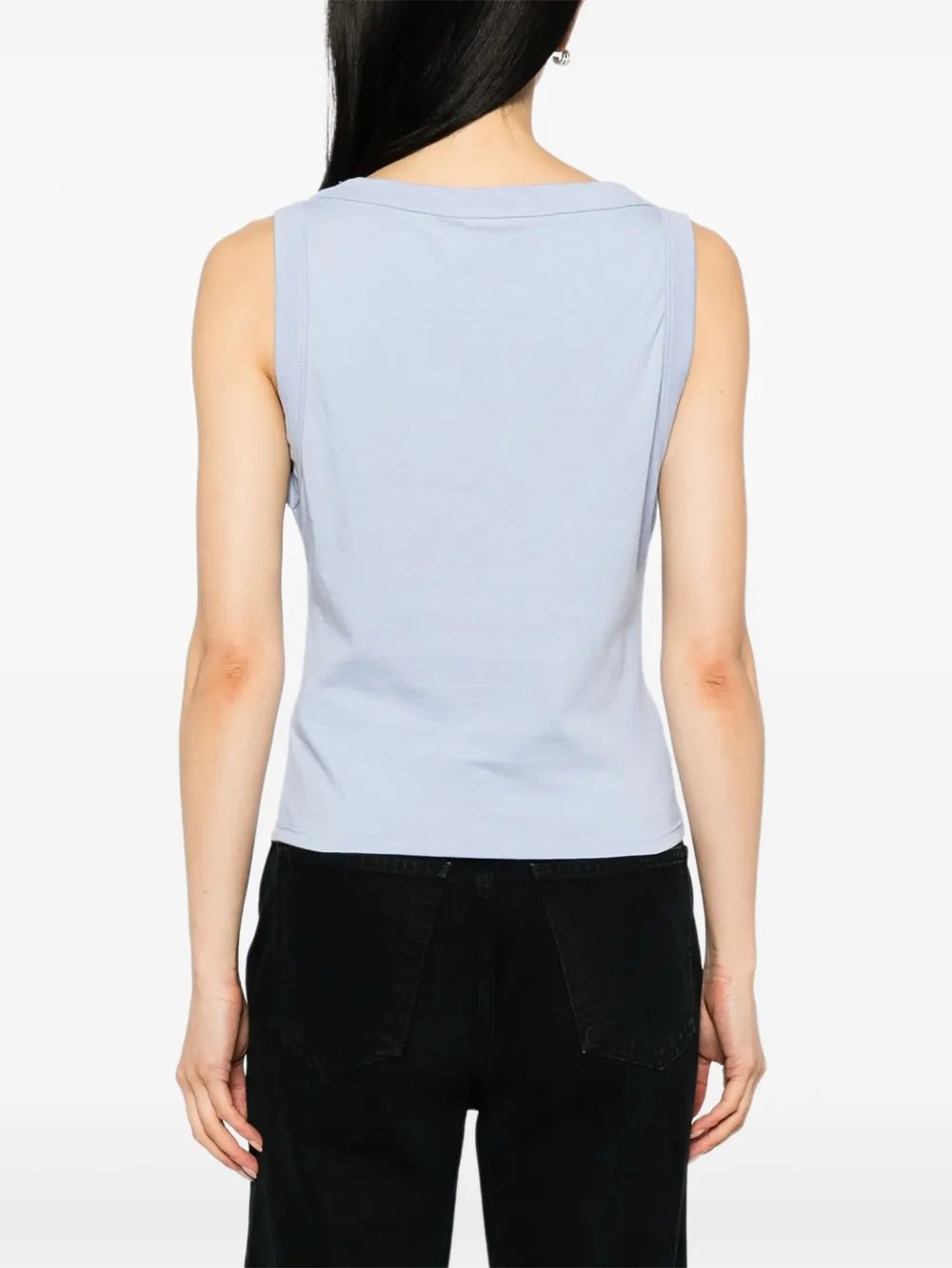 Reformation Seline tanktop Blauw