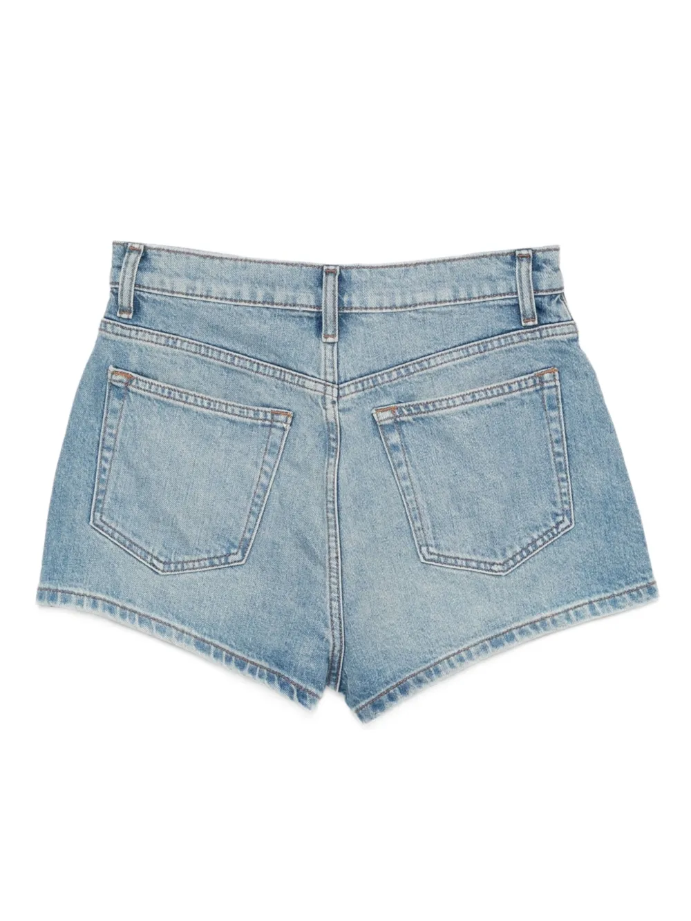 Reformation Jensen Denim Shorts In Blue