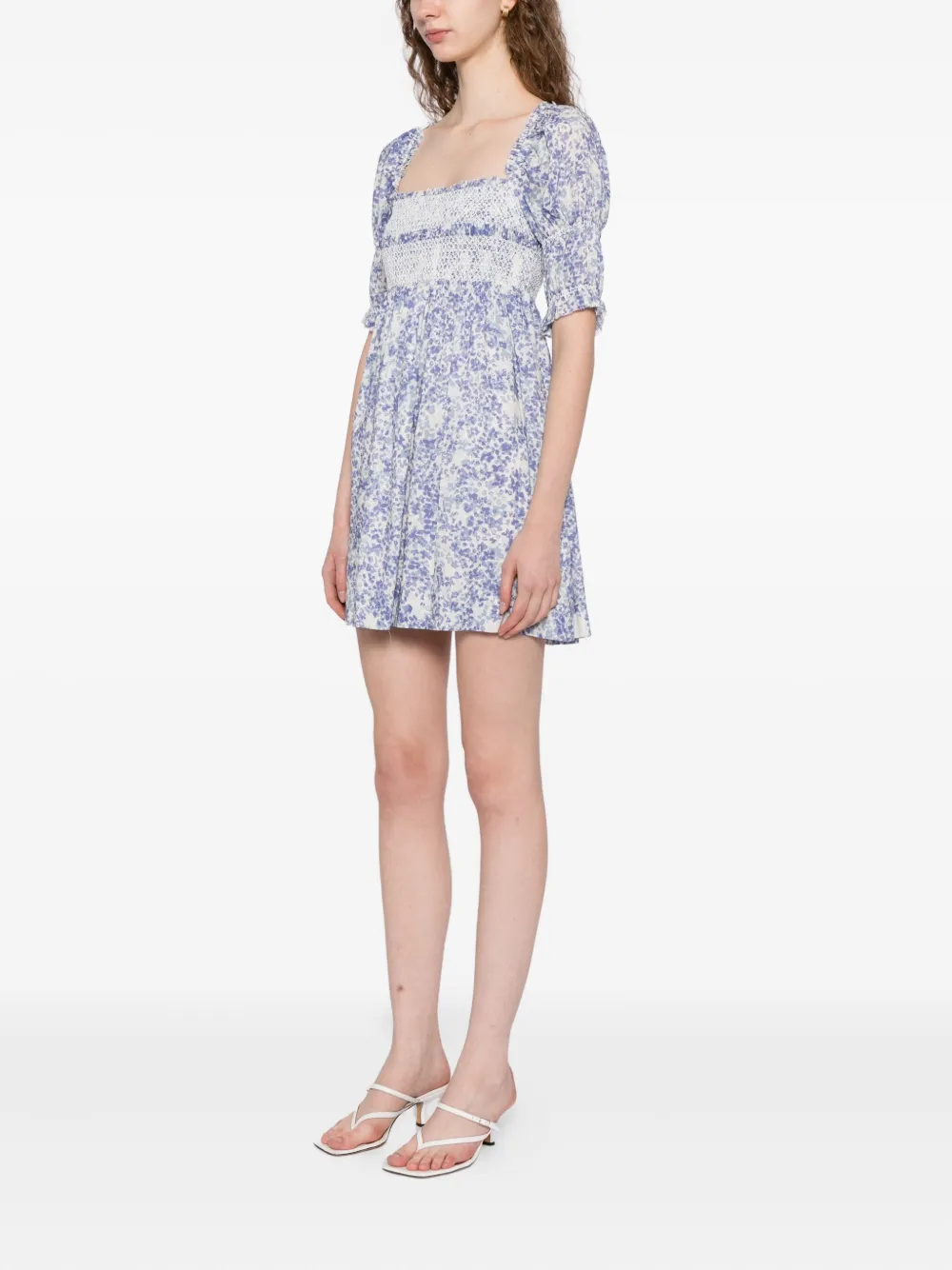 Reformation DIONE jurk Blauw