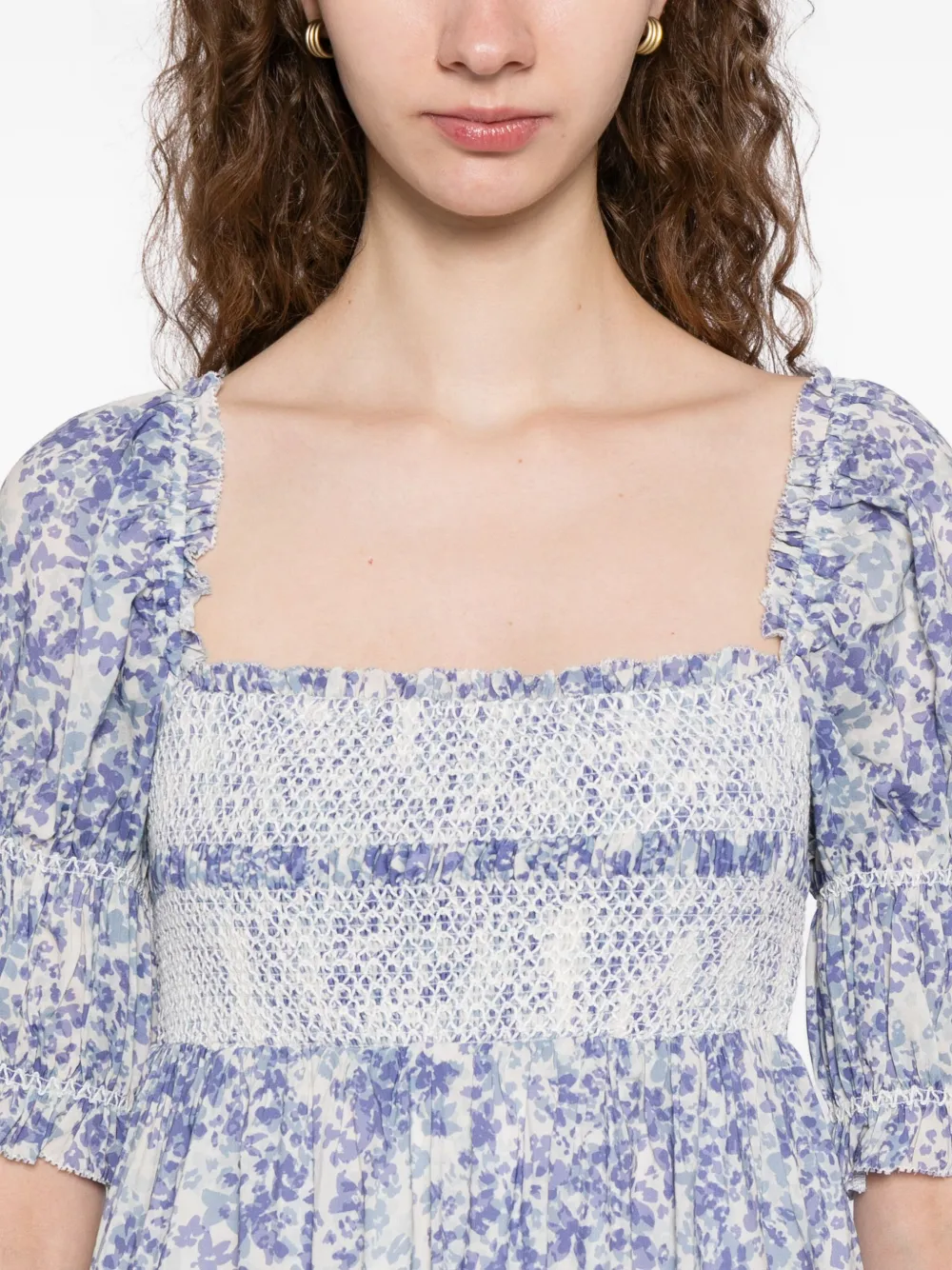 Reformation DIONE jurk Blauw