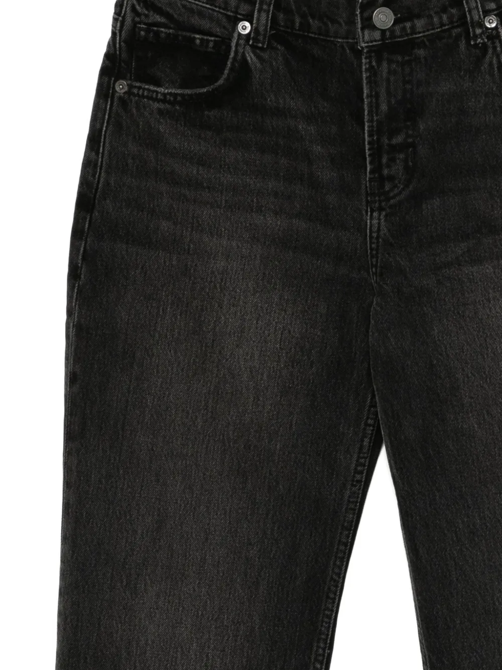 Reformation Abby straight jeans Grijs