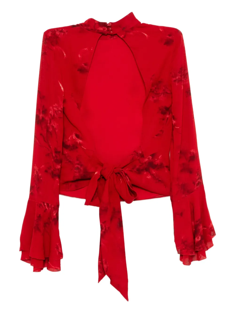 Reformation Roxana top - Rood