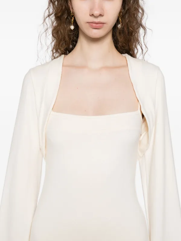 Reformation Chloe Knit Dress Set | Neutrals | FARFETCH