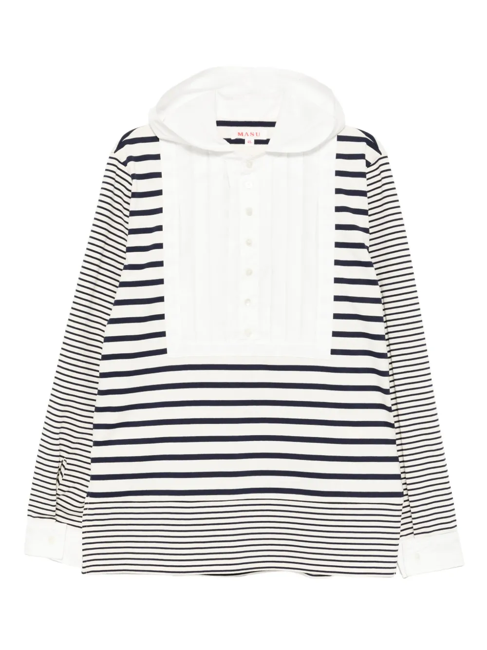 MASU Marine striped shirt | Neutrals | Image 1