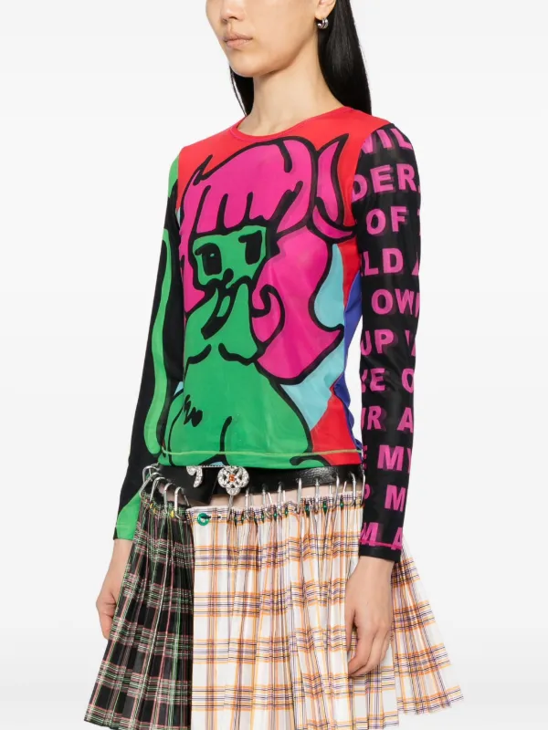 Chopova Lowena メッシュ トップ | ピンク | FARFETCH JP