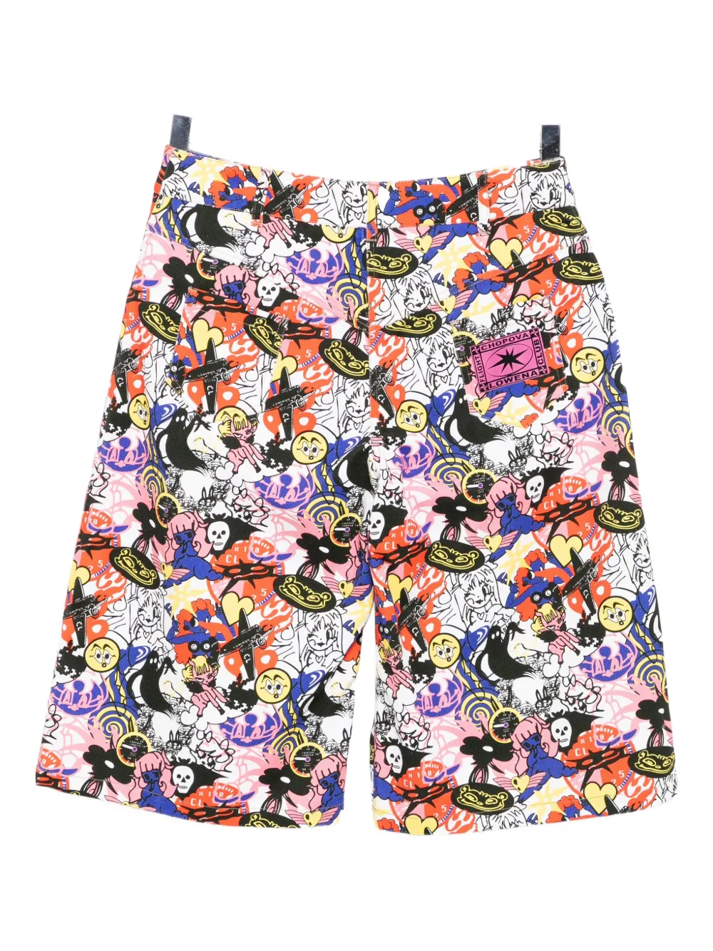 Chopova Lowena Cosmo Shorts In White