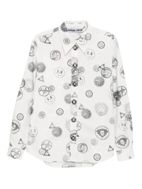 Chopova Lowena all-over print cotton shirt