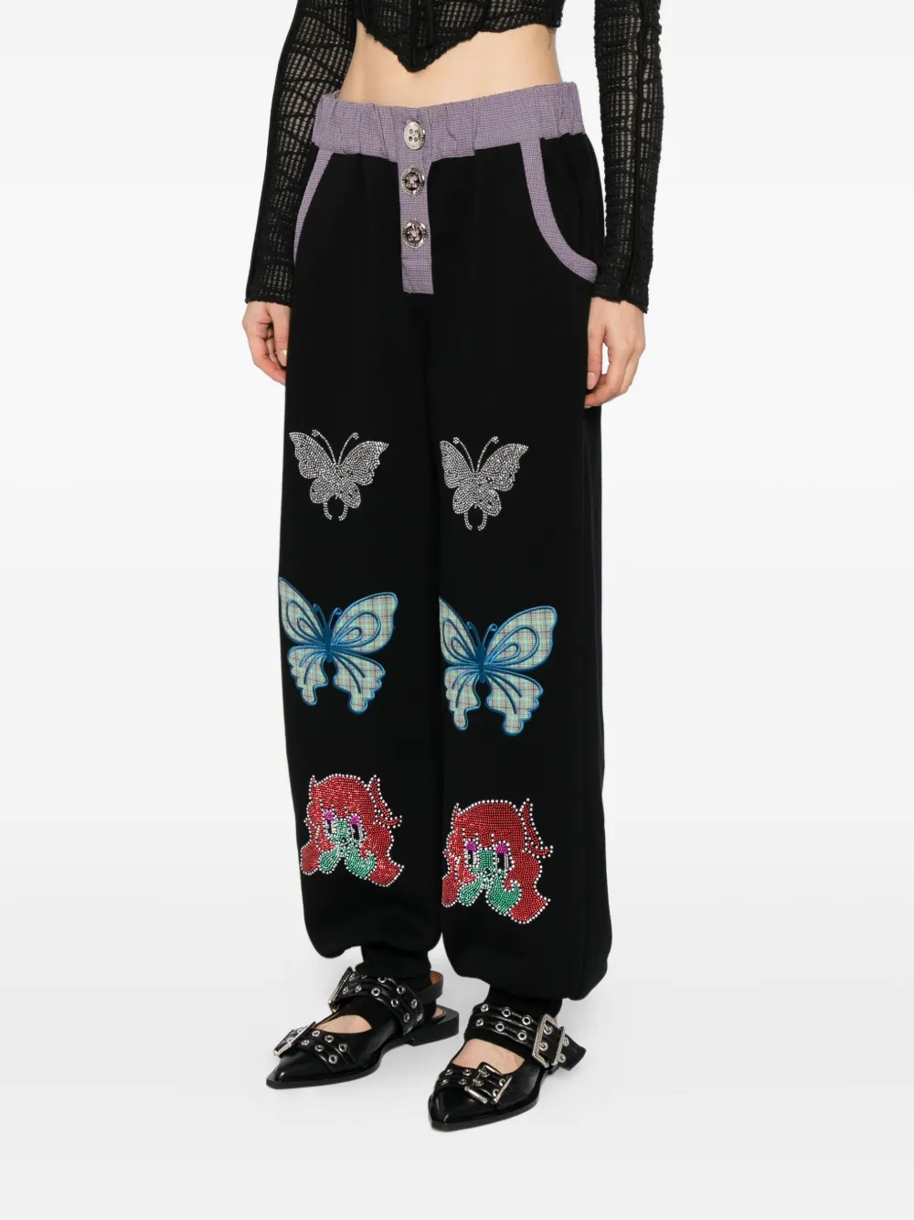 Chopova Lowena Quimby Joggers In Black