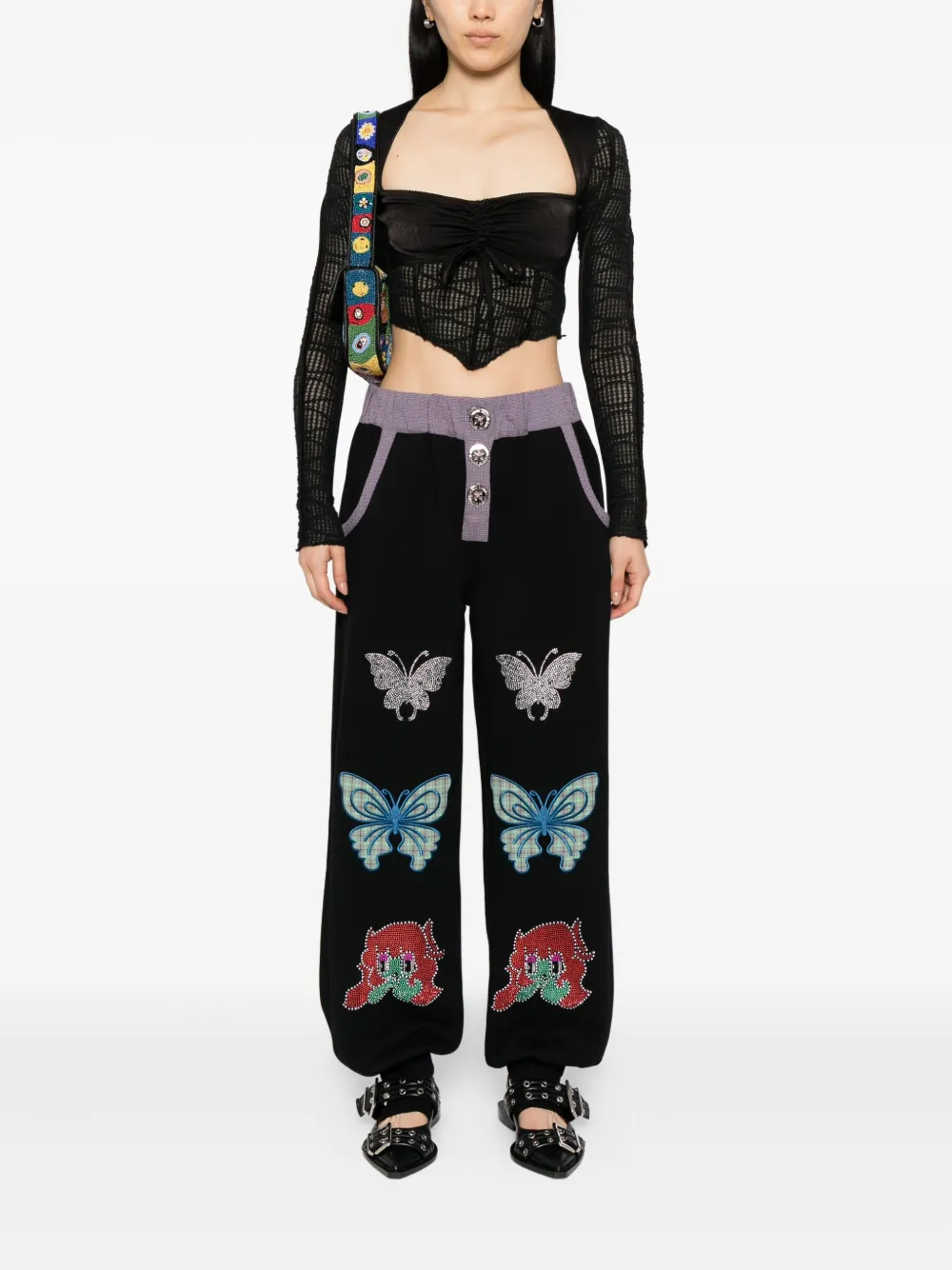 Chopova Lowena Quimby Joggers In Black