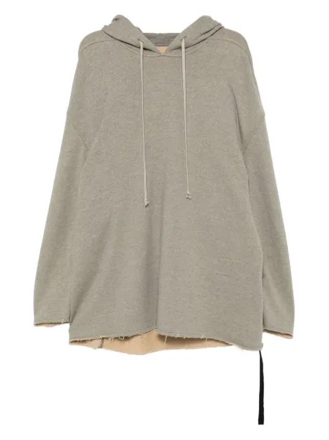 Rick Owens DRKSHDW faded-effect hoodie